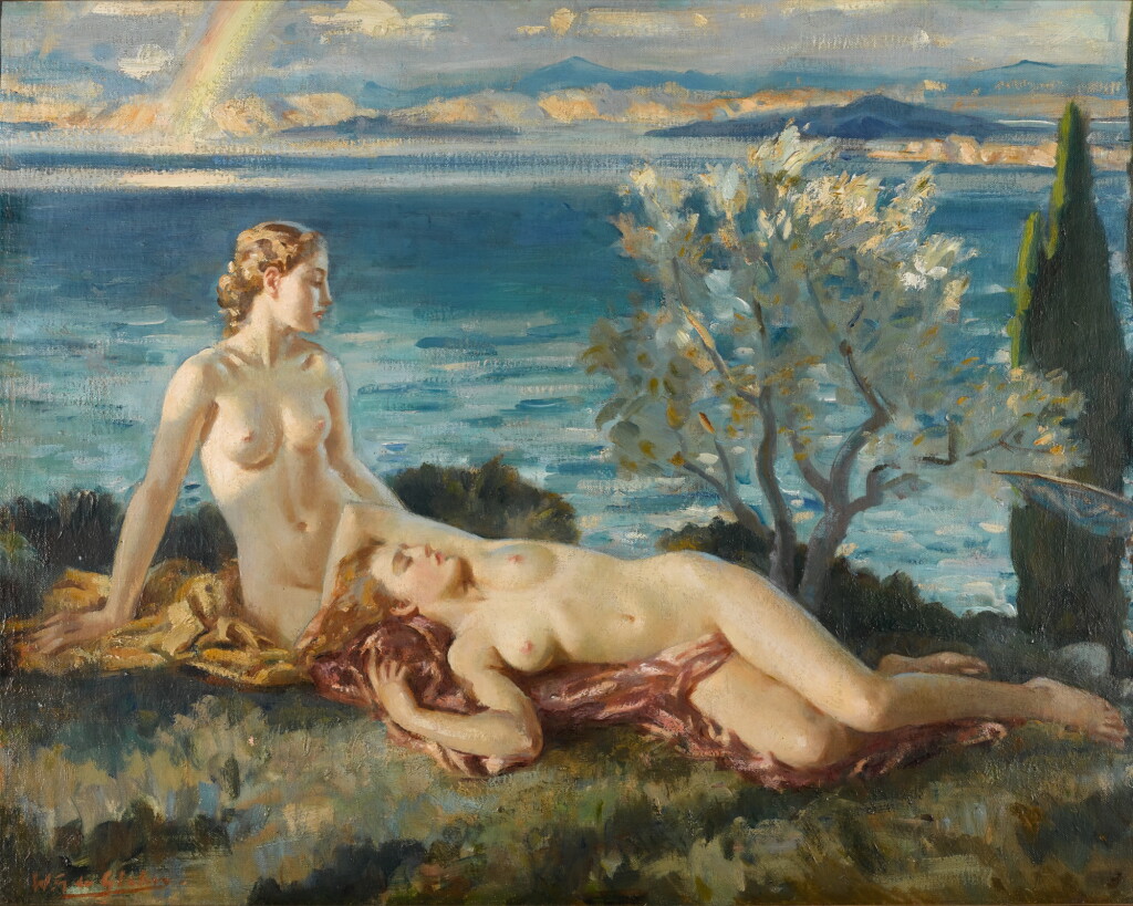 View full screen - View 1 of Lot 40. WILFRID GABRIEL DE GLEHN, R.A. | THE RAINBOW.