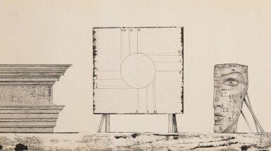 View full screen - View 1 of Lot 17. Untitled (Architectural Study).