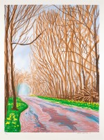 DAVID HOCKNEY | THE ARRIVAL OF SPRING IN WOLDGATE, EAST YORKSHIRE IN 2011 - 1 APRIL