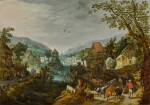 Landscape with a view of Bad Schwalbach in the Taunus | 《陶努斯山巴特施瓦爾巴赫景觀》