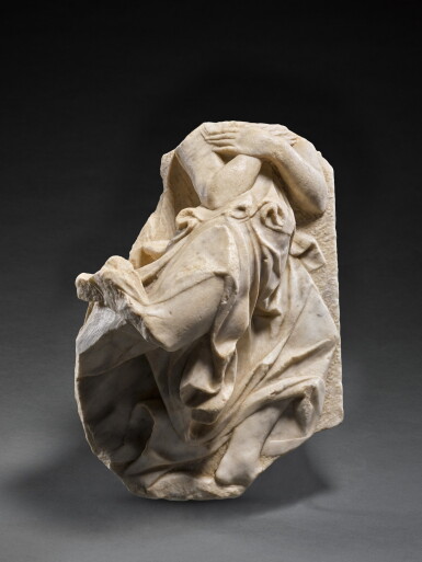 View full screen - View 1 of Lot 35. Italian, 15th century | Relief of an Angel.