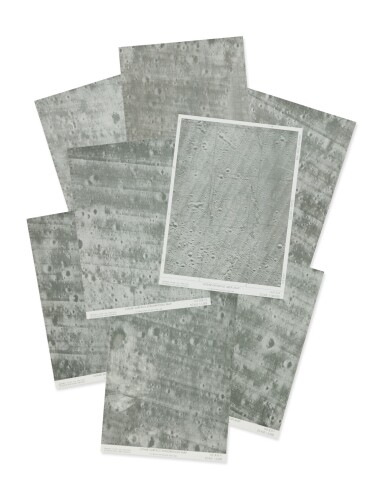 View full screen - View 1 of Lot 186. APOLLO PROTOTYPE LUNAR LANDING AND LUNAR SURFACE EXPLORATION MAPS.