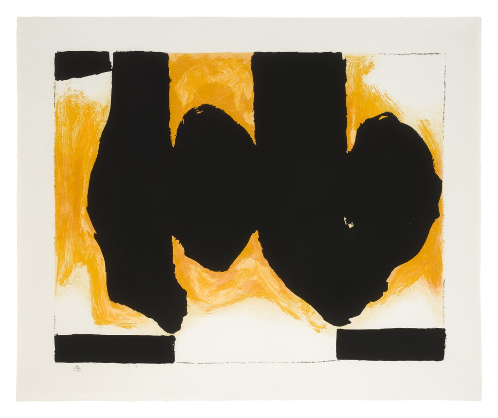 View full screen - View 1 of Lot 82. ROBERT MOTHERWELL | BURNING ELEGY (WALKER ART CENTER 520).