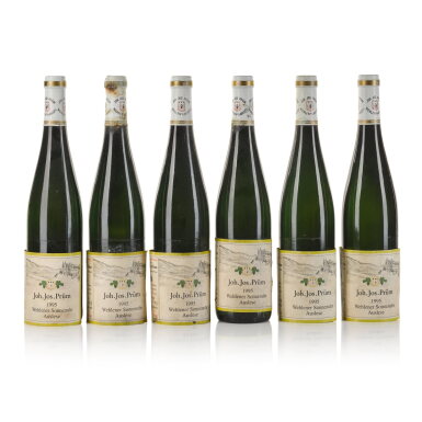 View full screen - View 1 of Lot 724. Wehlener Sonnenuhr Riesling Auslese 1995 J. J. Prüm (12 BT).