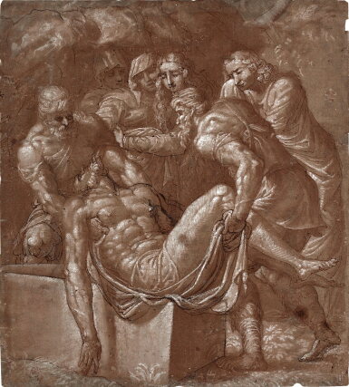View full screen - View 1 of Lot 718. The Entombment.