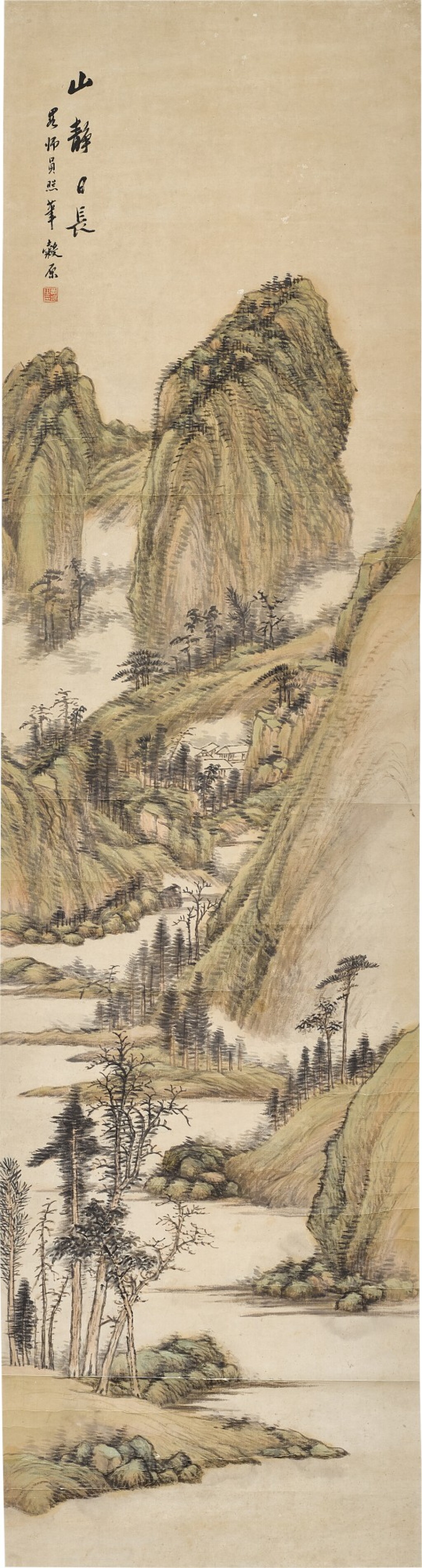 全萤幕检视 - 查看958黃均 山靜日長圖|Huang Jun, Landscape的1