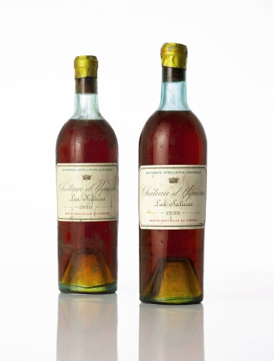 View full screen - View 1 of Lot 6793. Château d'Yquem 1939 (7 BT).