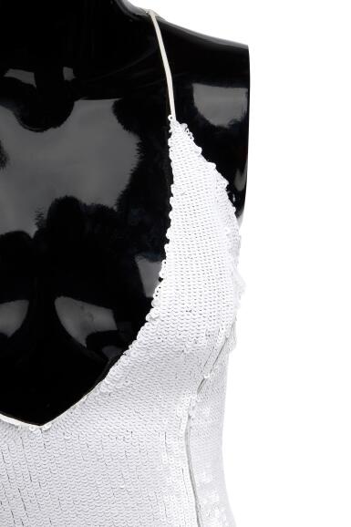 khaite sequin dress Leibel sequined georgette midi dress - black