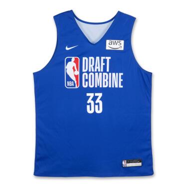 View full screen - View 1 of Lot 5. Keaton Wagler 2026 NBA Draft Combine Worn Jersey.