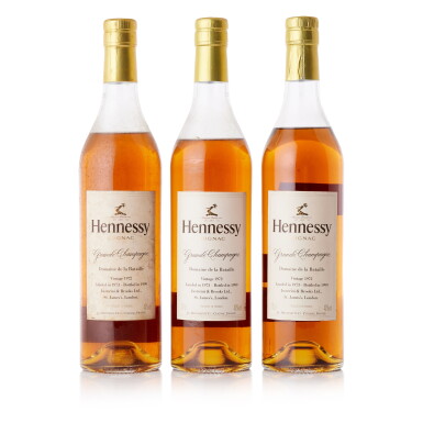 View full screen - View 1 of Lot 6518. Hennessy Domaine de la Batalille Vintage Cognac 40.0 abv 1972 (3 BT70).