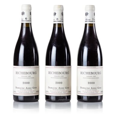 View full screen - View 1 of Lot 284. Richebourg 2000 Anne Gros (3 BT).