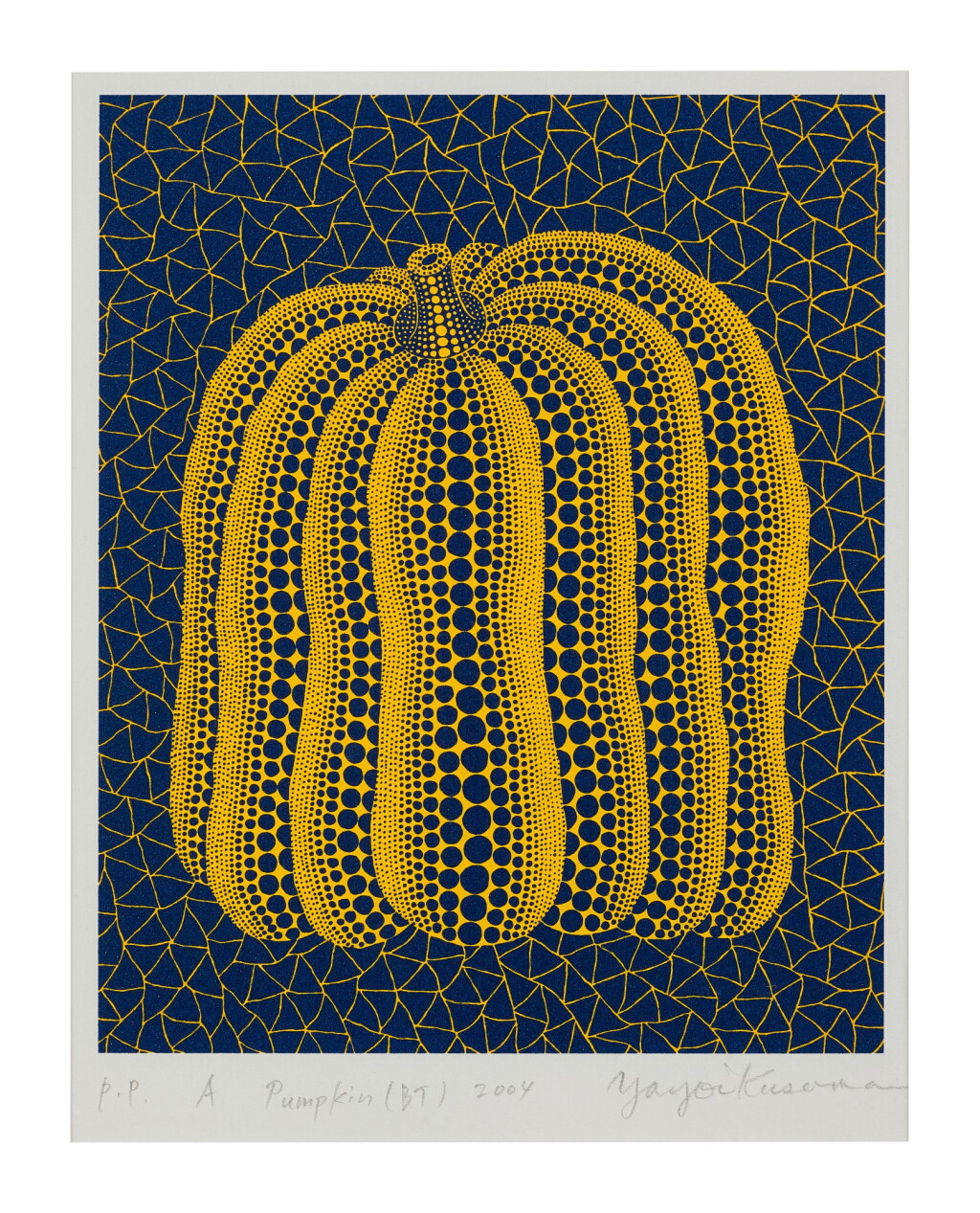 View full screen - View 1 of Lot 9524. YAYOI KUSAMA 草間彌生 | A PUMPKIN (BT) 南瓜(BT).