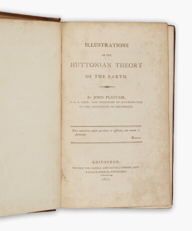 View full screen - View 1 of Lot 167. Playfair, John | A landmark in the progression of British geology.