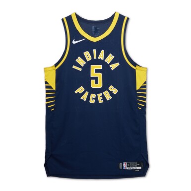 View full screen - View 1 of Lot 20. Jarace Walker ‘Rookie Debut’ Indiana Pacers 2023-2024 Kia NBA Tip-Off Game Worn Icon Edition Jersey .