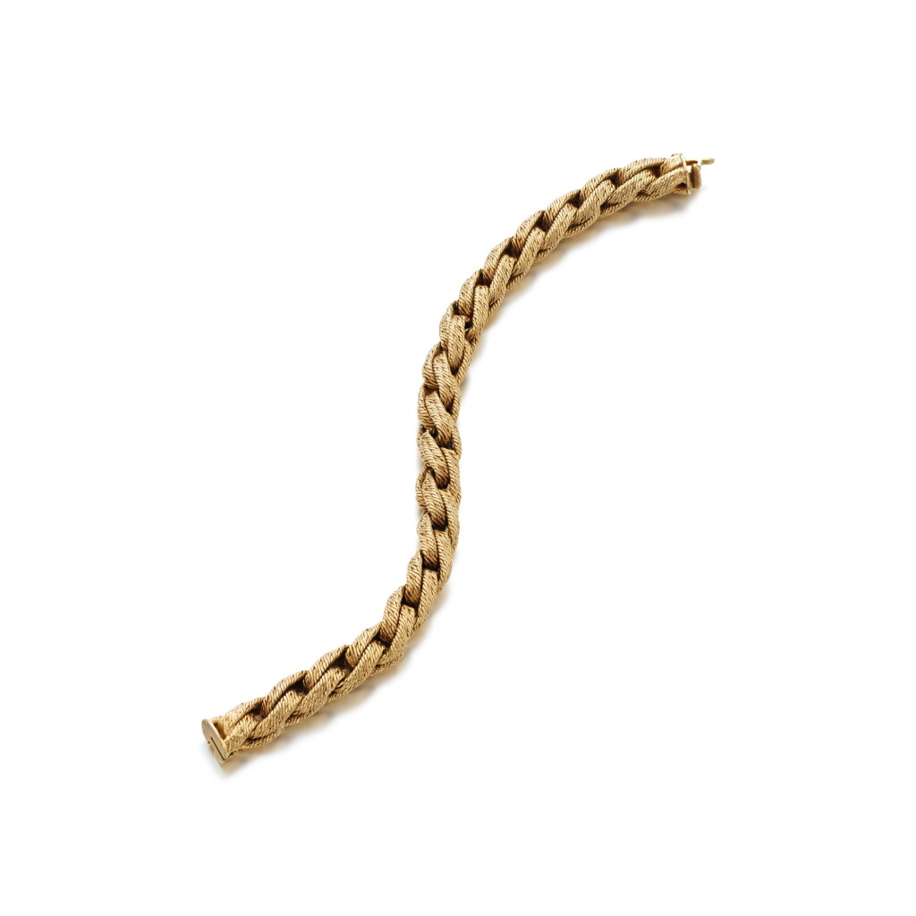 View full screen - View 1 of Lot 995. Gold Bracelet.