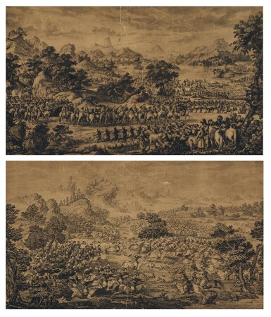View full screen - View 1 of Lot 6100. 乾隆平定西域得勝圖 | The Conquests of the Qianlong Emperor.