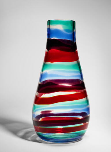 View full screen - View 1 of Lot 595. Monumental "Fasce Orizzontali" Vase.
