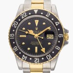 Reference 1675 GMT-Master 'Nipple Dial' | A stainless steel automatic dual time zone wristwatch with date and bracelet, Circa 1979