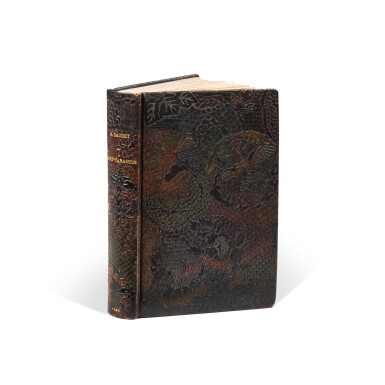 View full screen - View 1 of Lot 25. Port-Tarascon. 1890. Édition originale. Reliure japonisante signée de Carayon..