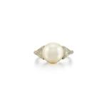 Pearl and Diamond Ring