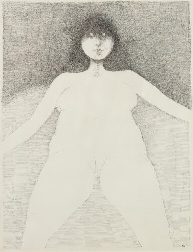 View full screen - View 1 of Lot 314. Portrait de Shirley Goldfarb.