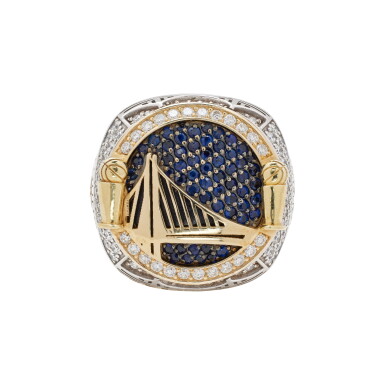 View full screen - View 1 of Lot 46. Golden State Warriors 2018 Staff Issued Championship Ring.