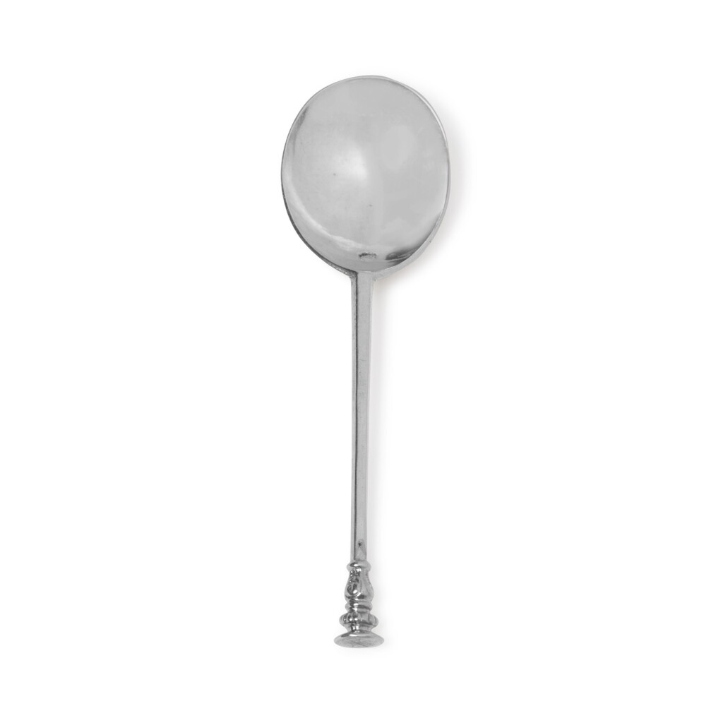 View full screen - View 1 of Lot 89. An Elizabeth I Parcel-Gilt Silver Seal-Top Spoon, Maker's Mark a Crescent Enclosing a Mullet, London, 1597.