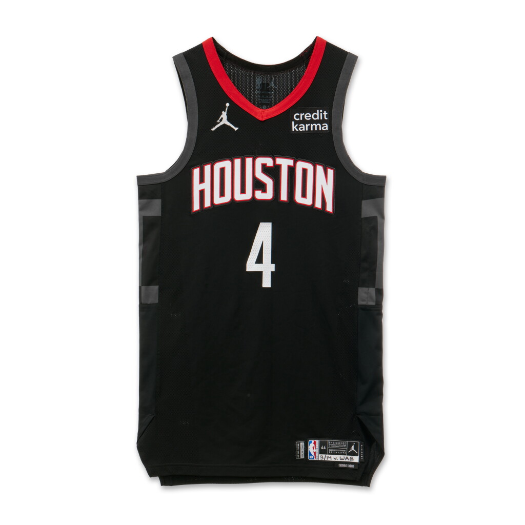 View full screen - View 1 of Lot 29. Jalen Green Houston Rockets 2023-2024 Game Worn Statement Edition Jersey | 37 Points.