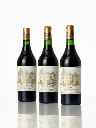 View full screen - View 1 of Lot 3005. Château Haut Brion 1991 (3 BT).