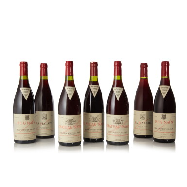 View full screen - View 1 of Lot 472. Châteauneuf du Pape, Pignan 2003 Château Rayas (4 BT).