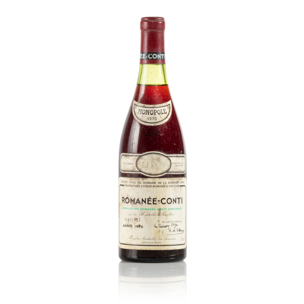 View full screen - View 1 of Lot 470. Romanée Conti 1976 Domaine de la Romanée-Conti (1 BT).