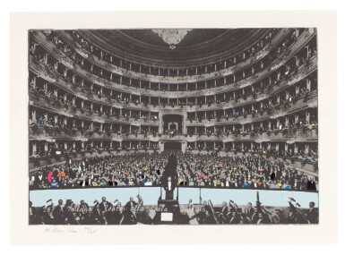 View full screen - View 1 of Lot 58. RICHARD HAMILTON | LA SCALA MILANO (LULLIN 71).