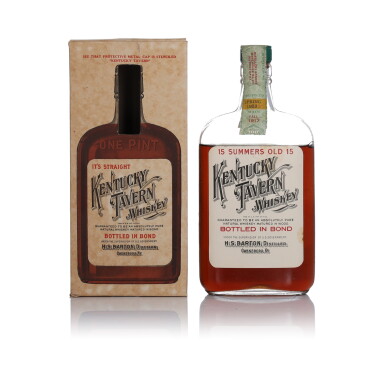 View full screen - View 1 of Lot 442. Kentucky Tavern 15 Year Old 100 Proof 1917 (1 PINT).