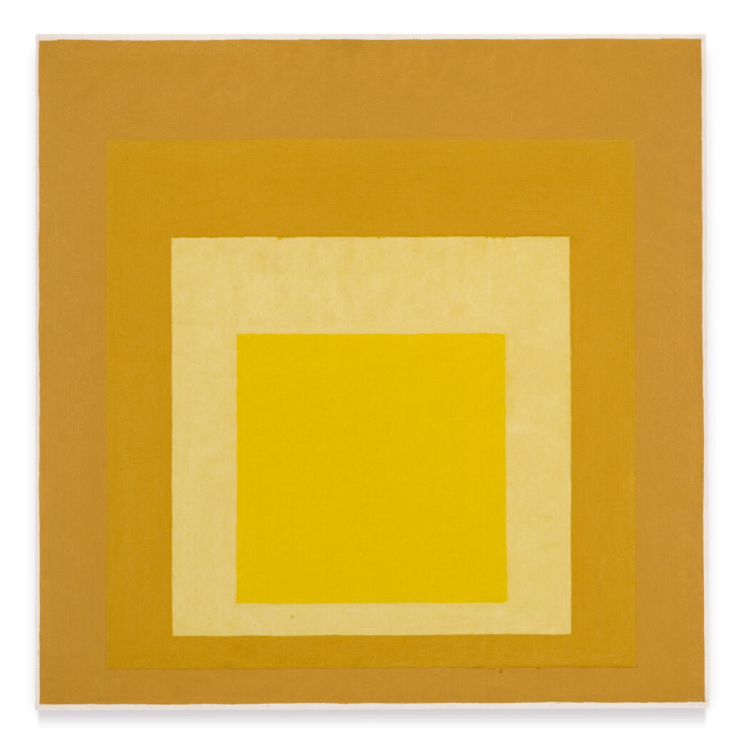 View full screen - View 1 of Lot 15. Study for Homage to the Square: Fall's Finale.