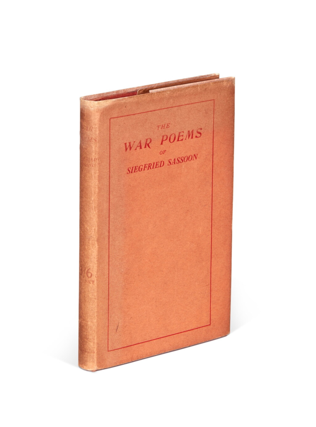 View full screen - View 1 of Lot 383. Siegfried Sassoon | The War Poems, London, 1919, first edition, signed by the author.