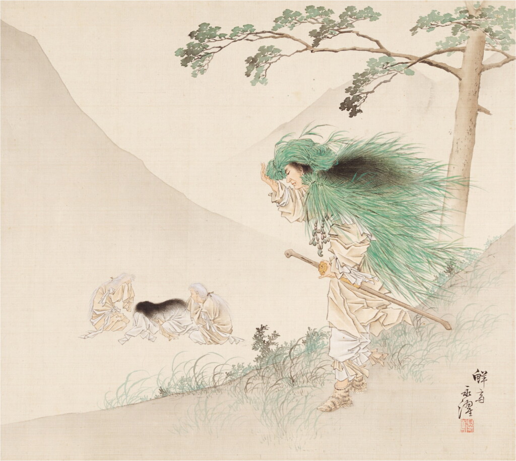 View full screen - View 1 of Lot 142. Utagawa Kuniaki II (1835-1888) Kobayashi Eitaku (1843-1890) | Beauties, daily life and folklore | Meiji period, late 19th century.