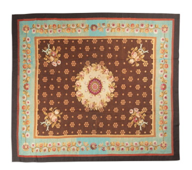 View full screen - View 1 of Lot 156. A French Aubusson carpet, Louis-Philippe, circa 1830 | Tapis d'Aubusson d'époque Louis-Philippe, vers 1830.