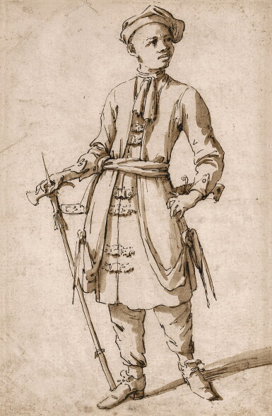 View full screen - View 1 of Lot 739. Study of a Moor.