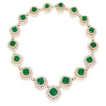 Tiffany & Co. | Emerald and Diamond Necklace