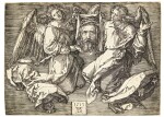 ALBRECHT DÜRER | THE SUDARIUM HELD BY TWO ANGELS (B. 25; M., HOLL. 26)