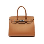 Gold Sellier Birkin 30cm in Epsom Leather with Palladium Hardware, 2020