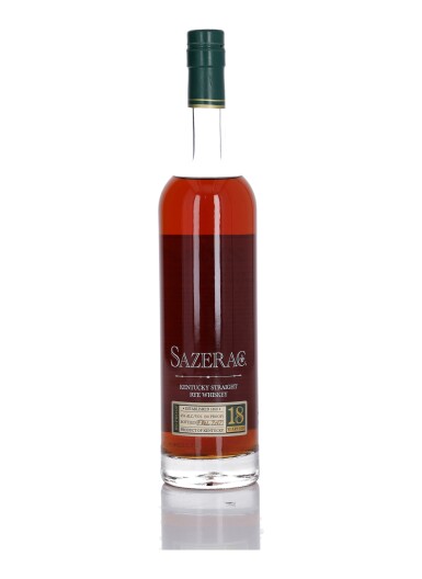 View full screen - View 1 of Lot 396. Sazerac Rye 18 Year Old 2012 Release 90 Proof 1985 (1 Bottle 75cl).