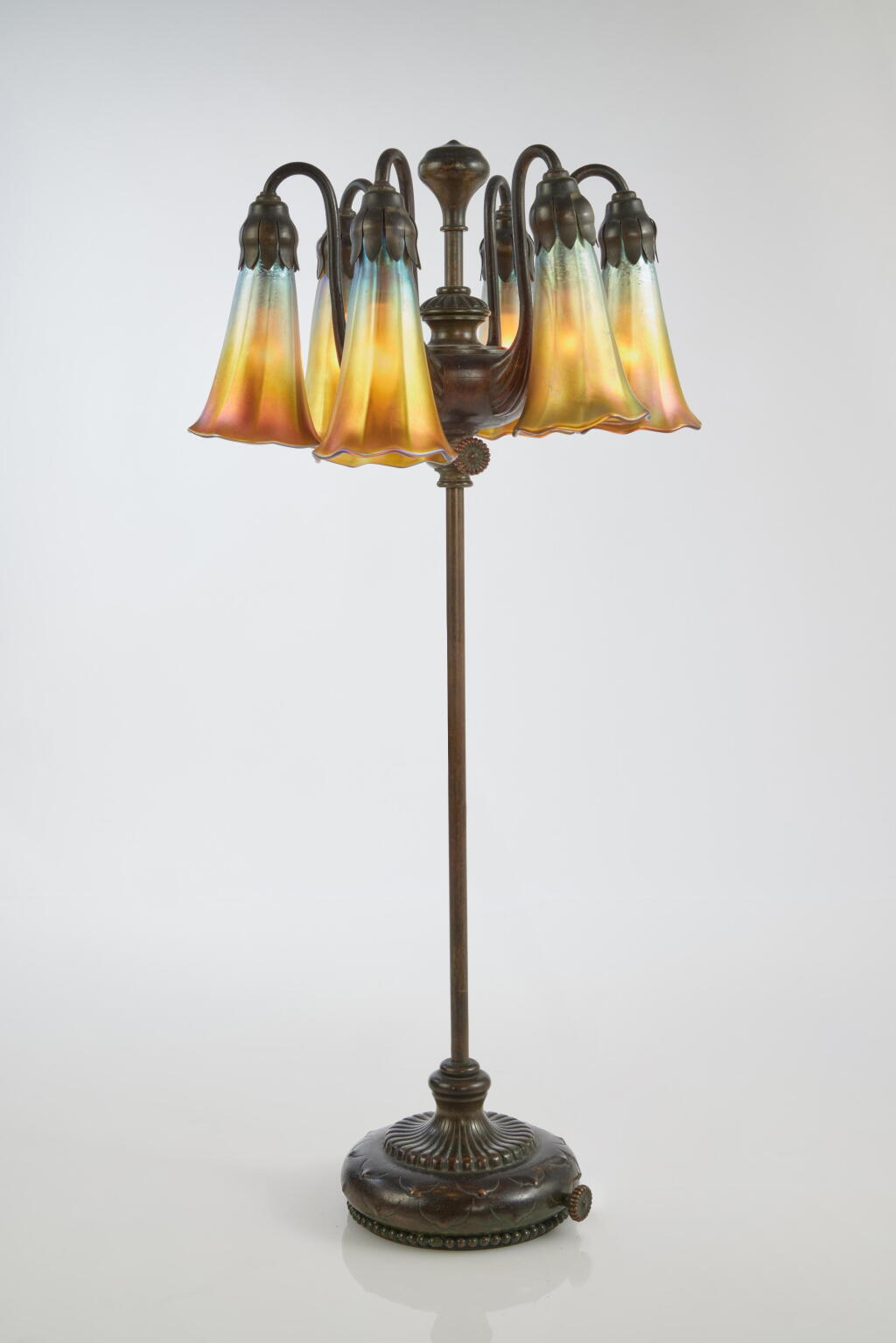 View full screen - View 1 of Lot 319. Six-Light "Lily" Table Lamp.