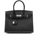 Black Madame Birkin 30 Sellier Palladium Hardware, 2021