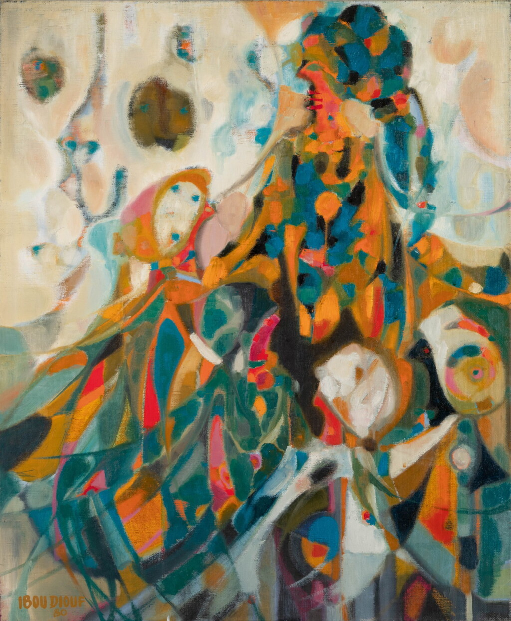 View full screen - View 1 of Lot 109. IBOU DIOUF | LES POETESSES.