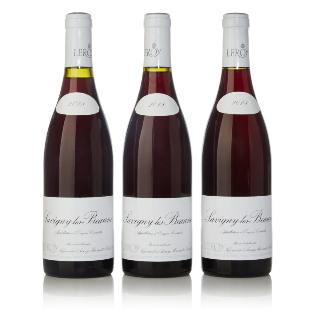 View full screen - View 1 of Lot 160. Savigny lès Beaune 2018 Maison Leroy (3 BT).