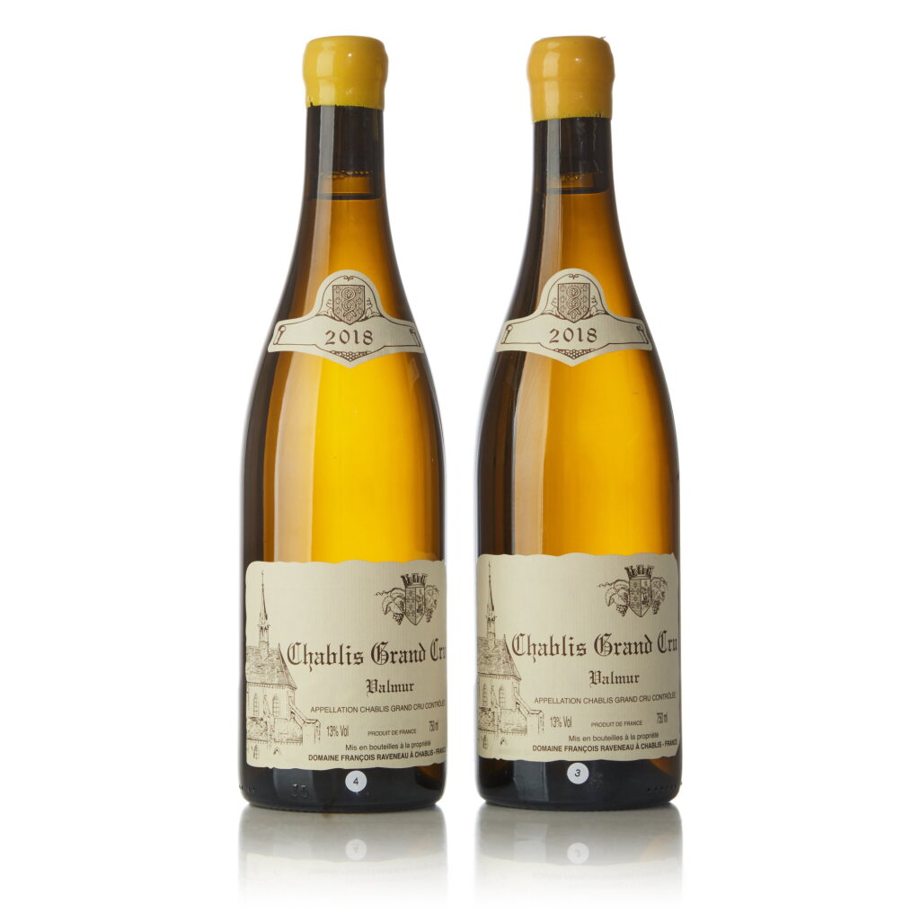 View full screen - View 1 of Lot 299. Chablis, Valmur 2018 Domaine Raveneau (2 BT).