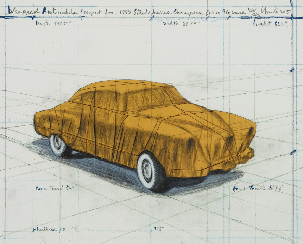View full screen - View 1 of Lot 5. Wrapped Automobile (Project for 1950 Studebaker Champion Series 9G Coupe).