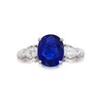 Sapphire and Diamond Ring