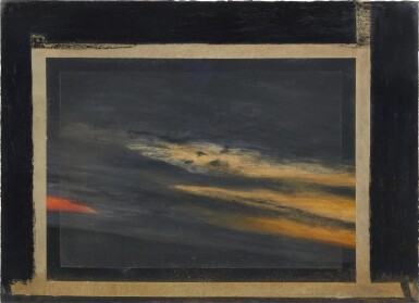 View full screen - View 1 of Lot 545. SYLVIA PLIMACK MANGOLD | VOLCANIC SUNSET NO. 2.